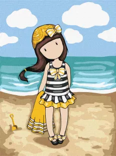 Картина за номерами - Beach Belle Santoro Gorjuss Collection