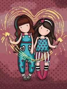 Картина за номерами - Fireworks Santoro Gorjuss Collection