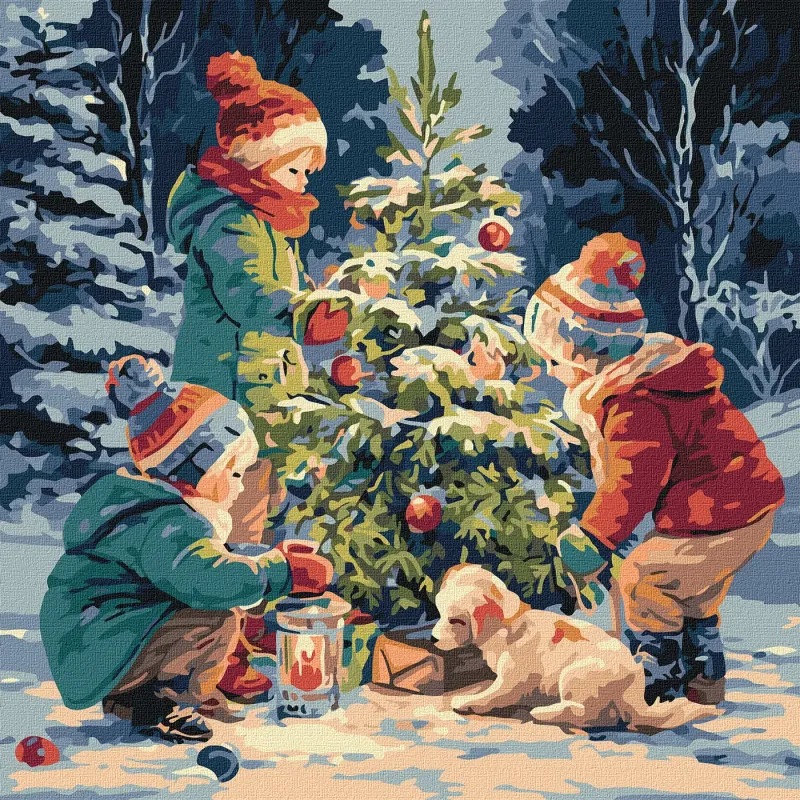 Painting by numbers - Tree of Friendship ©art_selena_ua
