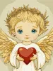 Painting by numbers - The heart of an angel ©art_selena_ua