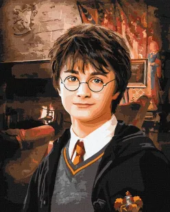 Картина за номерами - Harry Potter: Вітальня Ґрифіндору ©Warner Bros.