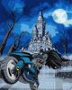 Картина по номерам - Batman: Batcycle с красками металлик extra ©Warner Bros.