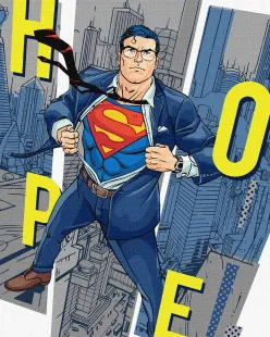 Картина за номерами - Superman: Hope ©Warner Bros.