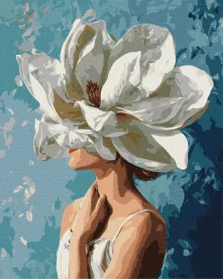 Картина за номерами - Ніжність та загадка ©art_selena_ua