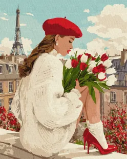 Painting by numbers - Crimson Moment ©art_selena_ua