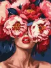 Картина по номерам - Взгляд сквозь цветы ©art_selena_ua