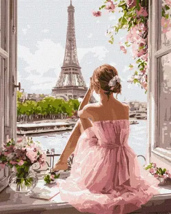 Картина за номерами - Нюдовий Париж ©art_selena_ua