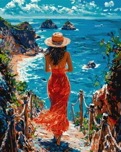 Картина за номерами - Подих океану ©art_selena_ua