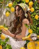 Painting by numbers - A girl in the lemon orchard ©art_selena_ua