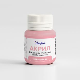 Акрил для декора - Чайная роза