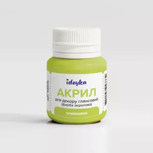 Акрил для декору - Оливковий