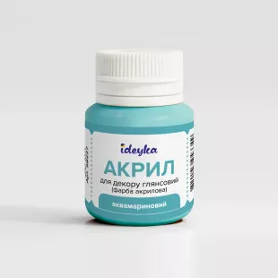 Акрил для декору - Аквамариновий