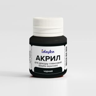 Акрил для декору - Чорний