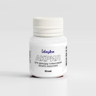 Акрил для декора - Белый