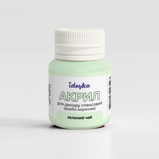 Акрил для декора - Зеленый чай