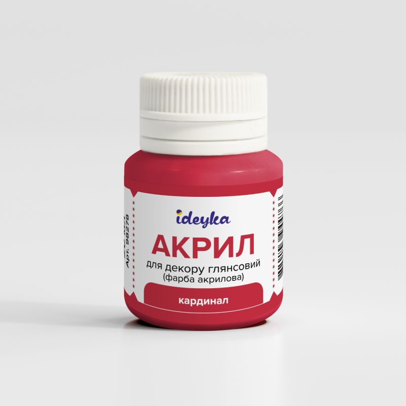 Акрил для декора - Кардинал
