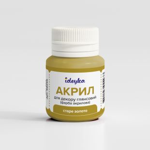 Акрил для декора - Старое золото