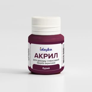 Акрил для декора - Бурый