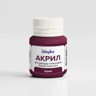 Акрил для декору - Бурий