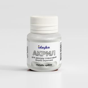 Акрил для декора - Metallic Серебро