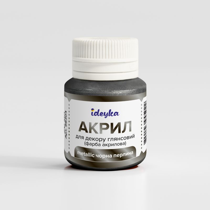 Акрил для декору - Metallic Чорна перлина