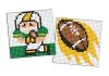 Diamond mosaic on a sticker - Sports. American football, set of 2 pcs