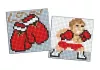 Diamond mosaic on a sticker - Sports. Boxing, set of 2 pcs