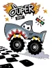Diamond mosaic with partial filling - Shark car