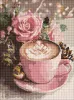 Diamond mosaic - New Year's cappuccino ©art_selena_ua