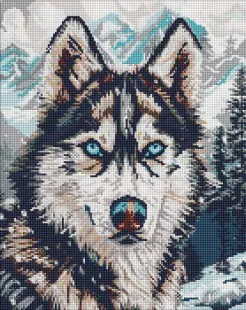 Алмазная мозаика - Глаза полуночи ©art_selena_ua