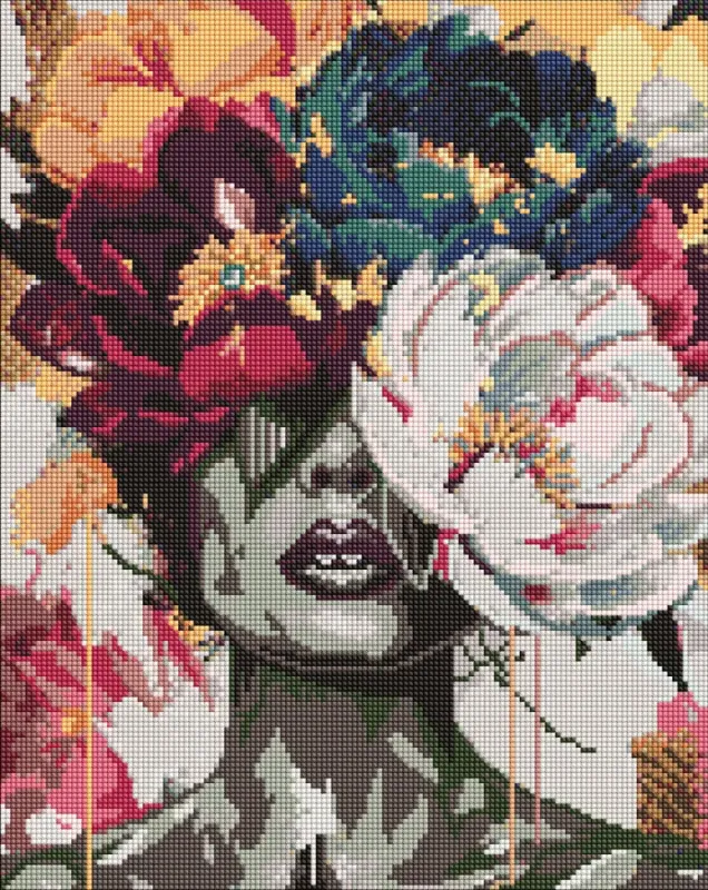 Diamond mosaic - Dreamy peonies ©art_selena_ua