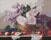 Diamond mosaic - Basket with Flowers and Fruits ©art_selena_ua