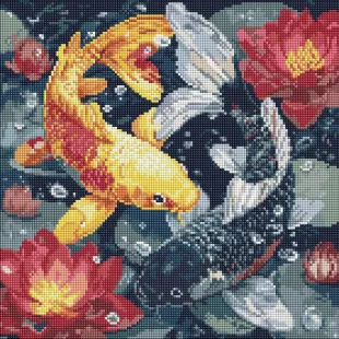 Алмазна мозаїка - Життя кої ©art_selena_ua
