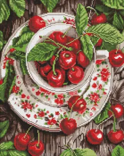Алмазна мозаїка - Свіжість вишні ©art_selena_ua
