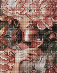 Diamond mosaic - A portrait of elegance ©art_selena_ua
