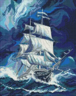 Diamond mosaic - Sailing Through the Storm ©art_selena_ua