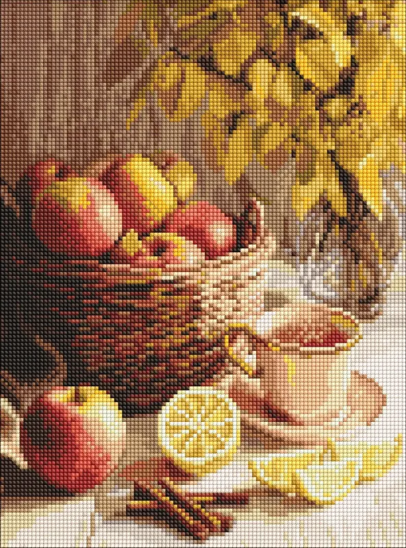 Алмазная мозаика - Корзина вдохновения ©art_selena_ua