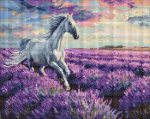 Алмазна мозаїка - У лавандових полях ©art_selena_ua