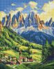 Diamond mosaic - Dawn in the Dolomites ©art_selena_ua