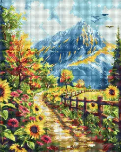Diamond mosaic - House by the Mountain ©art_selena_ua