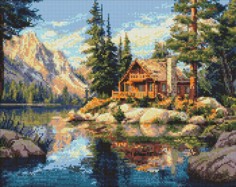 Diamond mosaic - Forest Breath of the Wind ©art_selena_ua
