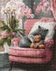 Алмазная мозаика - Мурлыкающий котик ©art_selena_ua