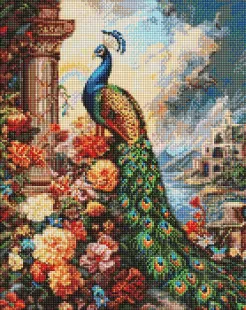 Алмазна мозаїка - Античний павич ©art_selena_ua