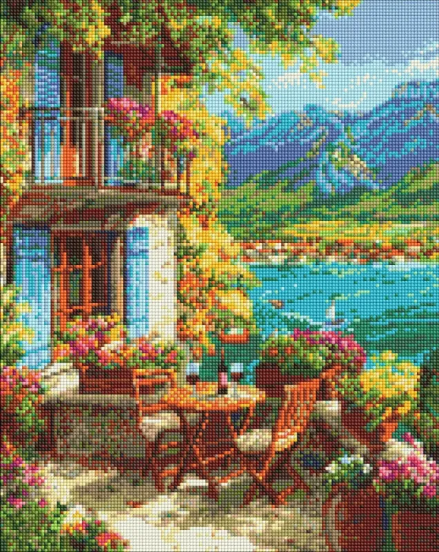 Алмазна мозаїка - Сієста у Сицилії ©art_selena_ua