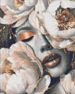 Алмазна мозаїка - Легка тиша квітів ©art_selena_ua