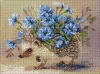 Diamond mosaic - Hedgehog and flowers ©art_selena_ua