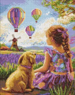 Алмазна мозаїка - Фіолетове щастя ©art_selena_ua