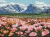 Diamond mosaic - Mountain field of flowers ©art_selena_ua