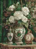 Diamond mosaic - Porcelain with white roses ©art_selena_ua