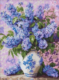 Алмазна мозаїка - Свіжість бузку ©art_selena_ua